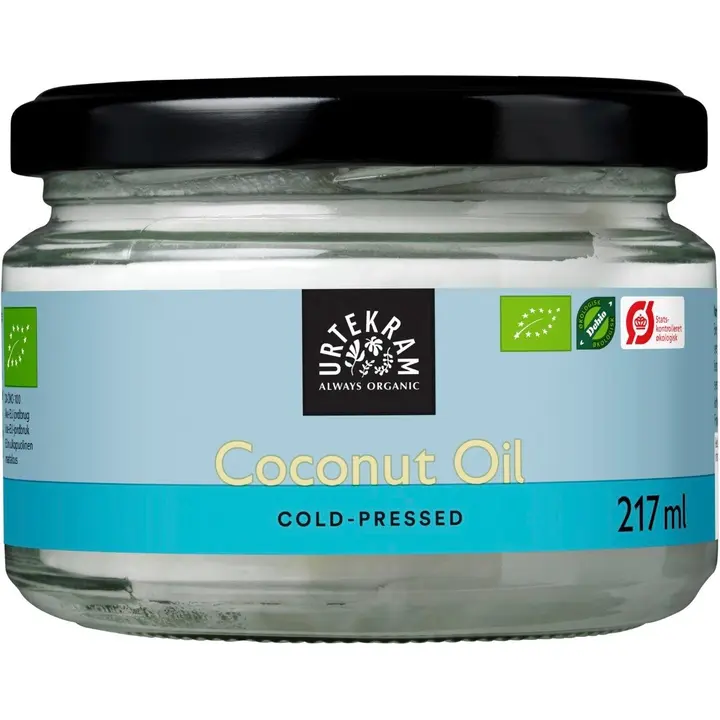URTEKRAM Luomu Kylmäpuristettu Kookosöljy 217ml