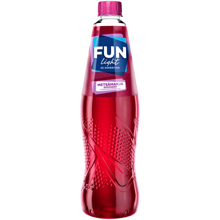 FUN Light skogsbär smakande dryckeskoncentrat 0,5l