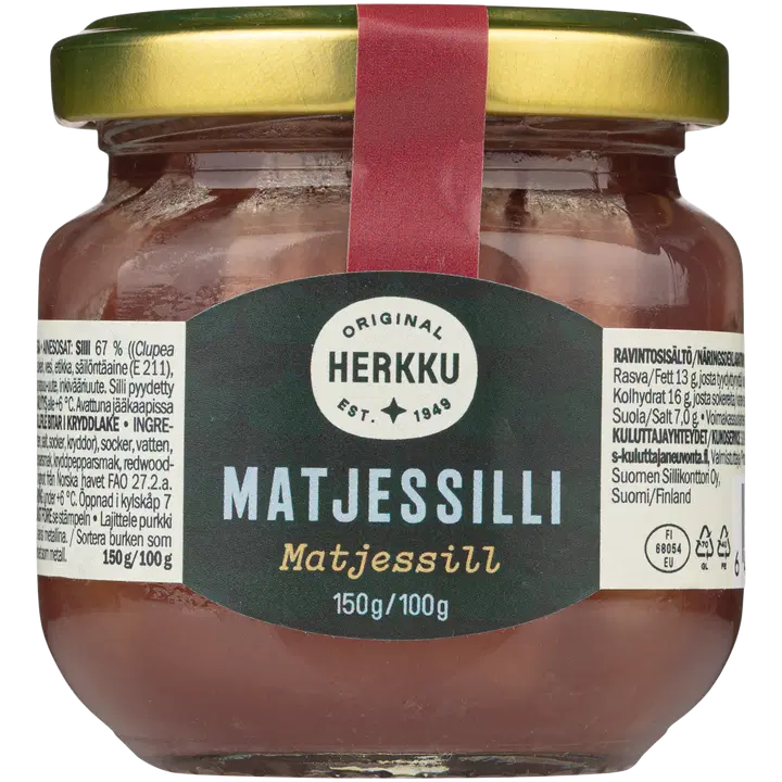 Herkku matjessilli 150g/100g