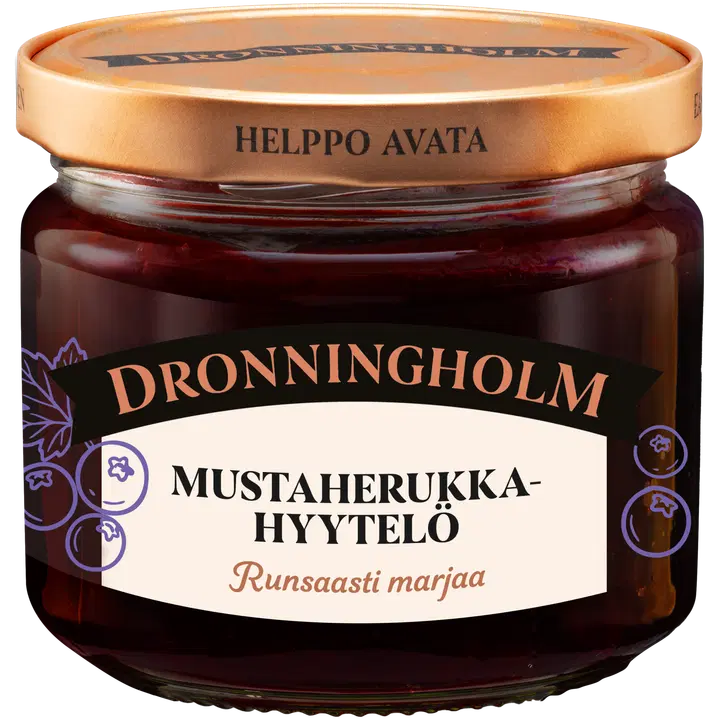 Dronningholm Mustaherukkahyytelö 280g