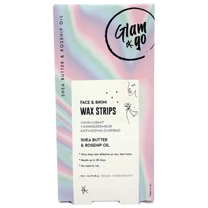 Glam & Go kylmävahaliuskat kasvot&bikini 20kpl