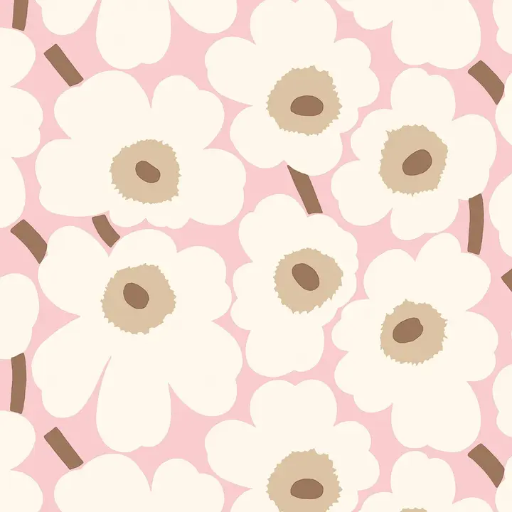 Marimekko Mini Unikko roosahiekka lautasliina 20kpl/24cm