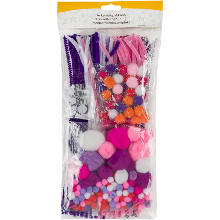 Askartelupakkaus pastellivärit