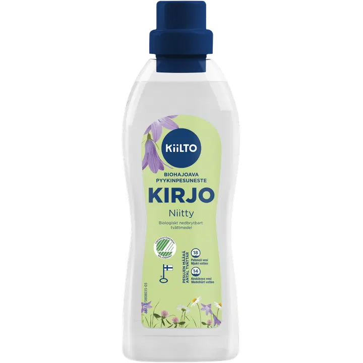 Kiilto Kirjo biohajoava pyykinpesuneste Niitty 720 ml