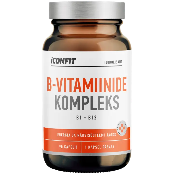 ICONFIT B-vitamiini kompleks (B1 - B12), 90tk