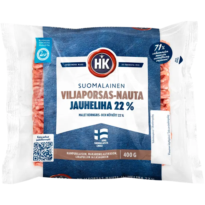 HK Viljaporsas-Nauta jauheliha 22 % 400 g