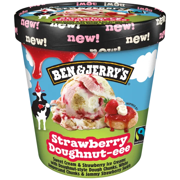 Ben&Jerry Maasika Sõõriku Jäätis 465ml/393 g