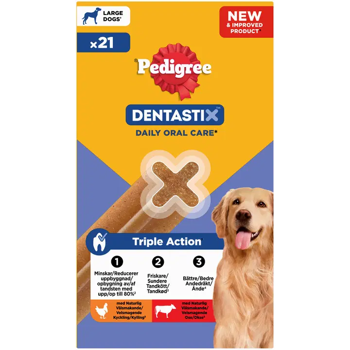 Pedigree Dentastix Large Monipakkaus 3x270g