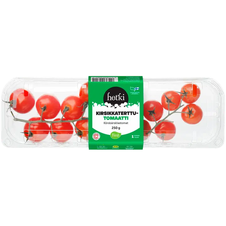 Fresh Hetki Kirsikkatomaatti terttu punainen 250g