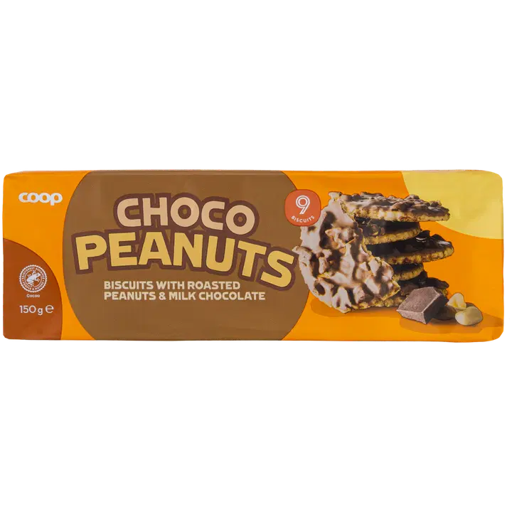 Coop maapähkinä-suklaapikkuleipä 150 g