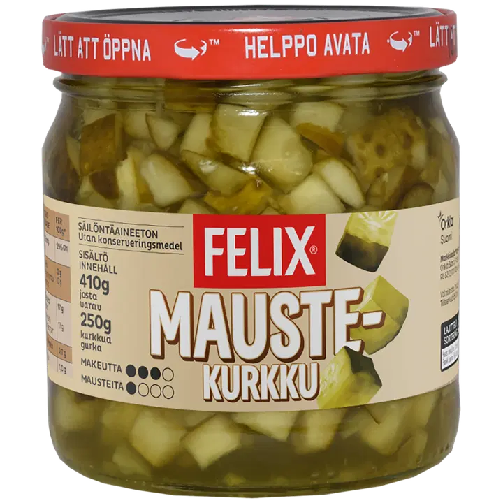 Felix maustekurkkukuutio 410/250g
