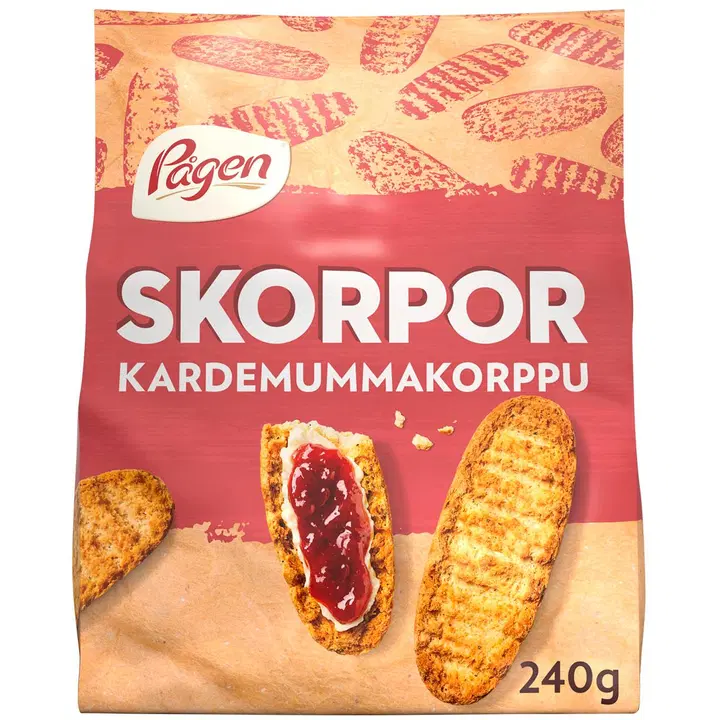 Pågen Skorpor Kardemummakorppu 240g