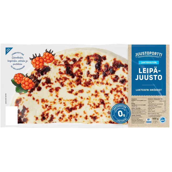 Juustoportti Leipäjuusto 500 g laktoositon