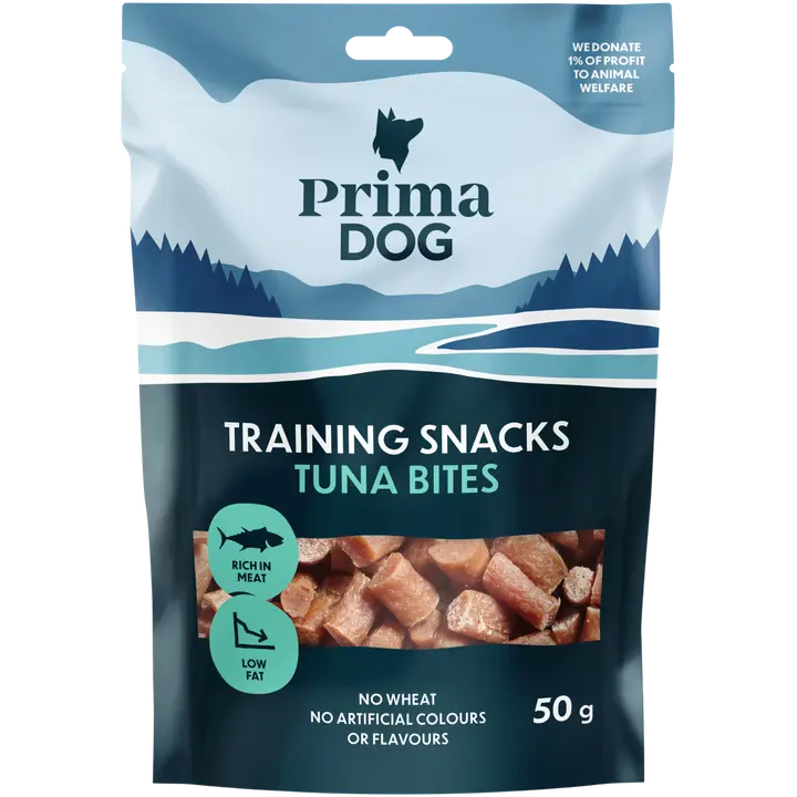 PrimaDog Training Snacks tonnikalapala 50 g