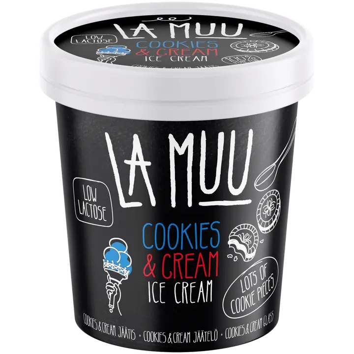 La Muu Küpsisejäätis 250g/500 ml Laktoosivaba