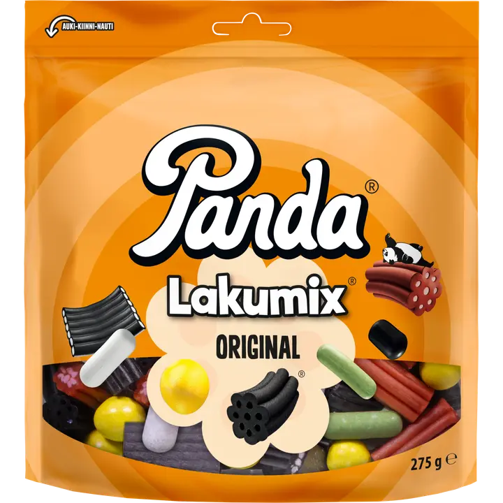 Panda LakuMix original lakritsisekoitus 275g