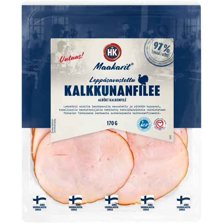 HK Maakarit® Leppäsavustettu kalkkunanfilee 170 g