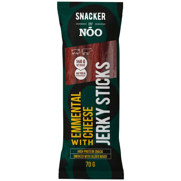 Nõo Emmental Cheese Jerky Sticks 70 G