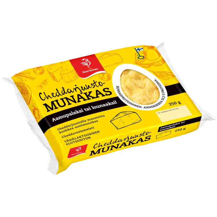 Saarioinen Cheddarjuustomunakas 250g