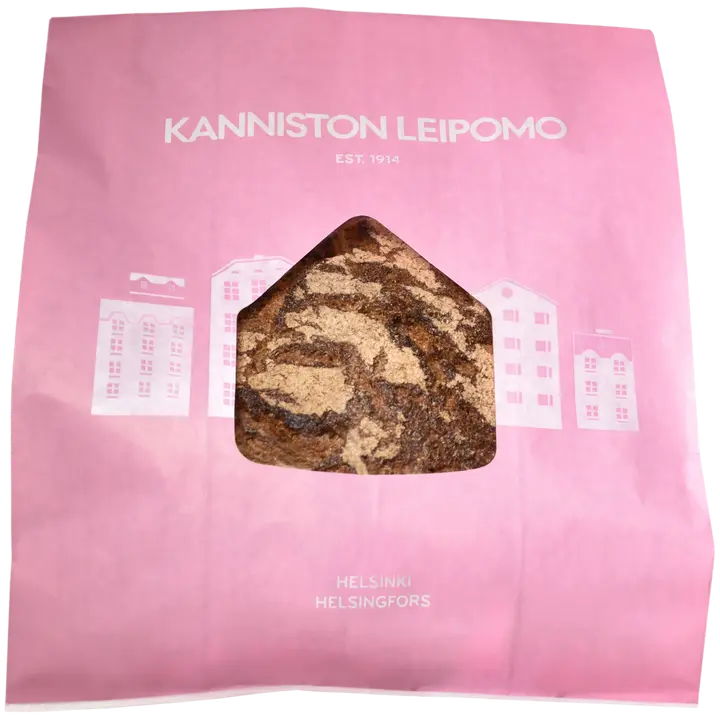 Kanniston Leipomon Luomuruisleipä pieni PP 400 g