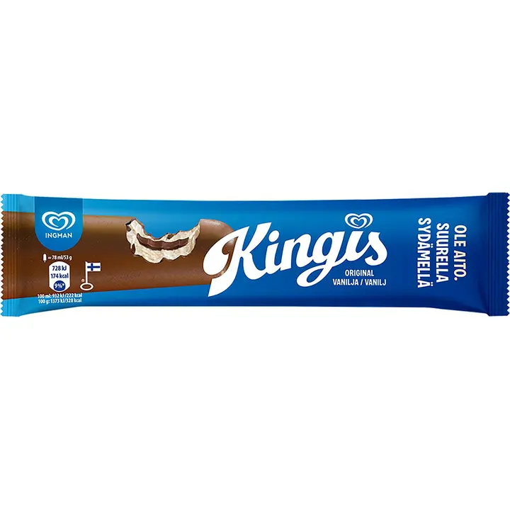 Kingis Kingis Original Vanilja Jäätelö 78ml/53g