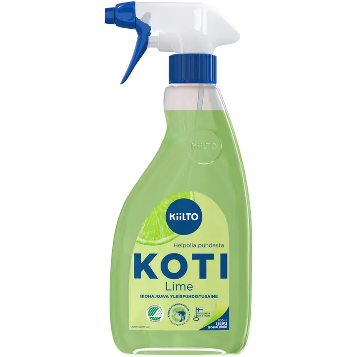 Kiilto Koti biohajoava yleispuhdistussuihke Lime 600 ml