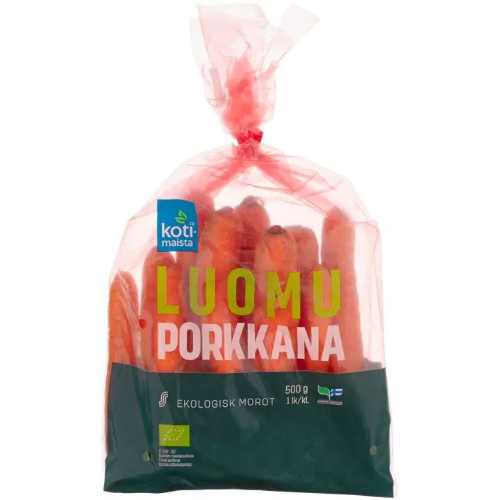 Kotimaista porkkana luomu 500 g