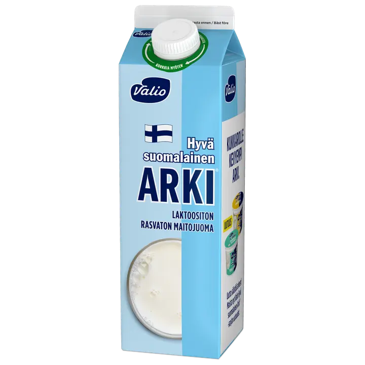 Valio Hyvä suomalainen Arki® Eila® rasvaton maitojuoma 1 l laktoositon