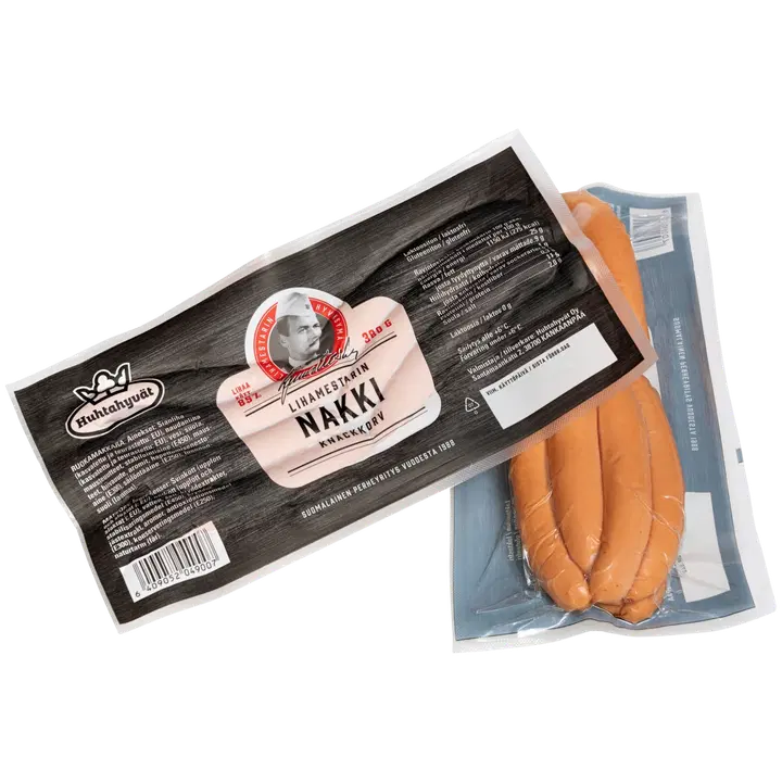 Huhtahyvät Lihamestarin Nakki 380g