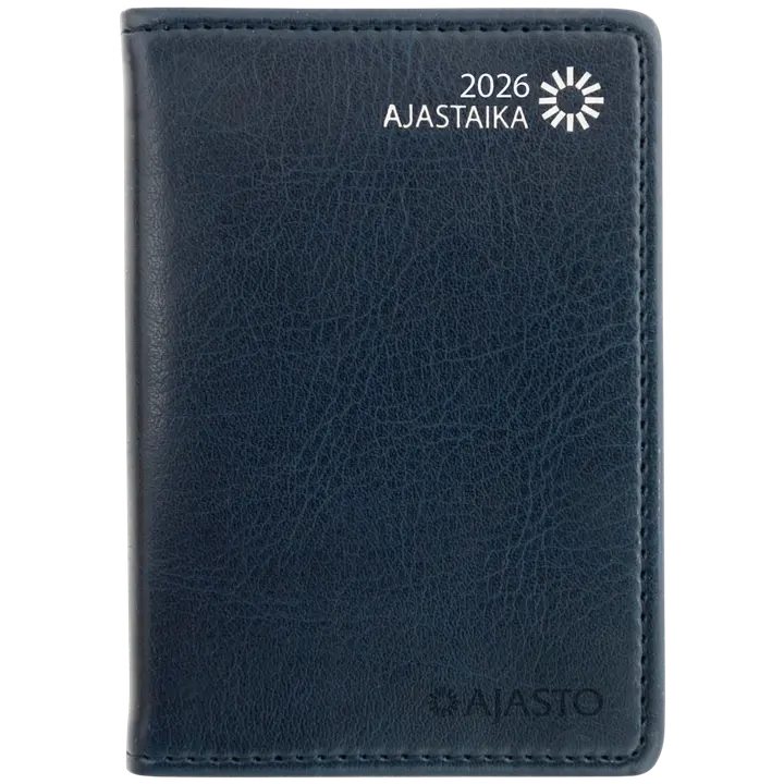 Ajasto taskukalenteri Ajastaika, tummansininen