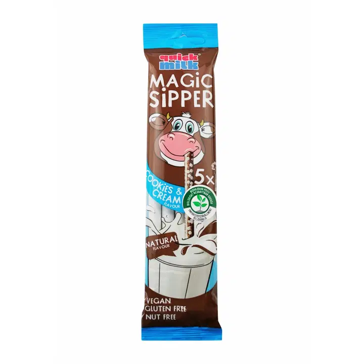 Quick Milk 6g Taikapilli Keksin ja kerman makuisia sokerirakeita