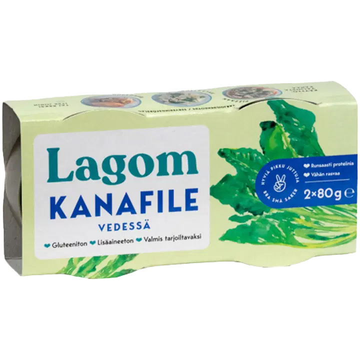 Lagom Kanafile vedessä 2x80g/2x52g