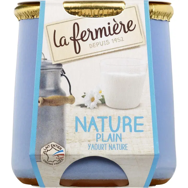 La Fermiere  maustamaton jogurtti 140g
