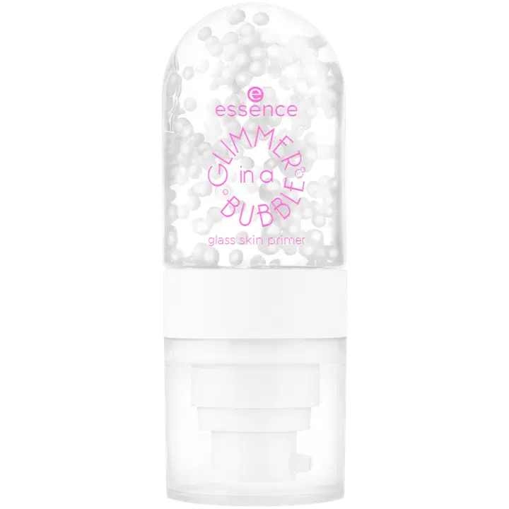 essence GLIMMER IN A BUBBLE glass skin primer 01 Bubble Glaze 35 ml