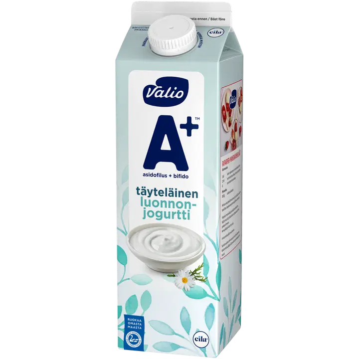 Valio A+™ naturell yoghurt fyllig laktosfri 1 kg