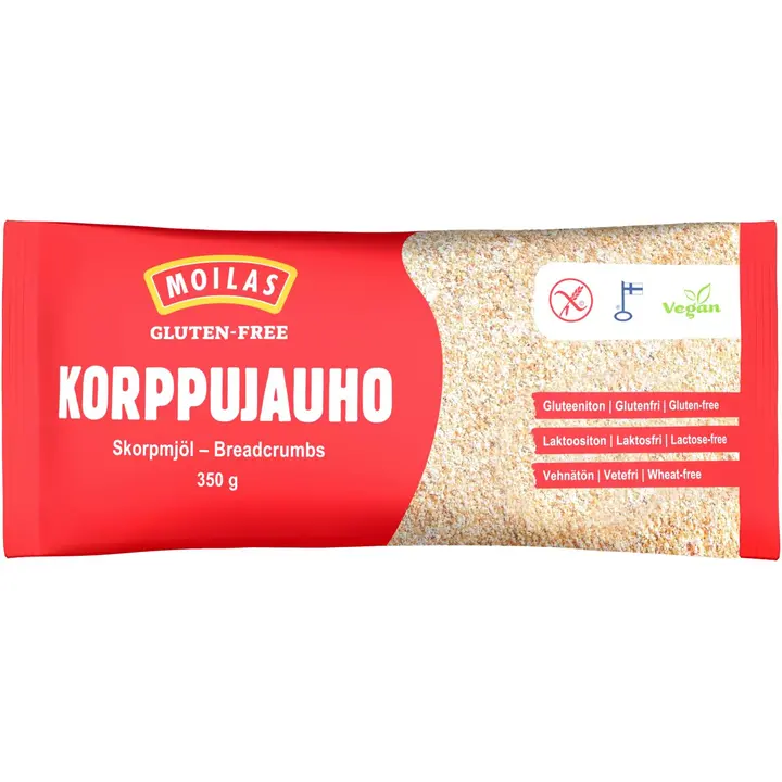 Moilas Gluten-Free Korppujauho 350g gluteeniton