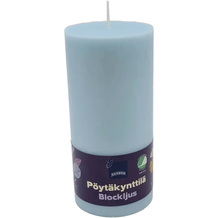 Rainbow steariinküünal sinine 70x150