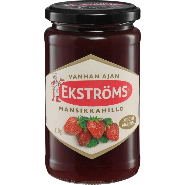 Ekströms Vanhan ajan mansikkahillo 410g