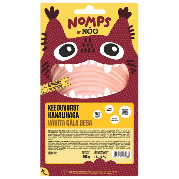 Nõo Nomps keeduvorst kanalihaga 100g