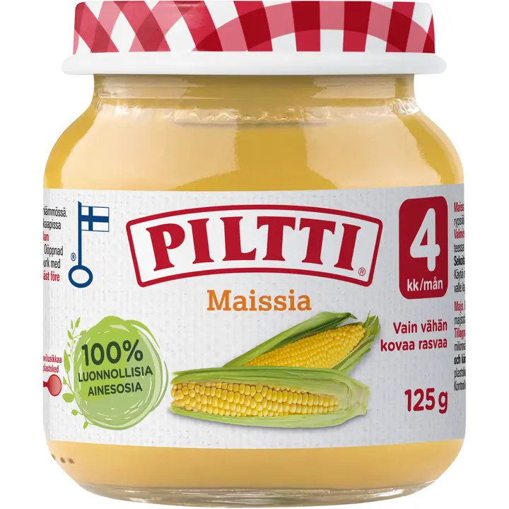 Piltti 125g Maissia lastenateria 4kk