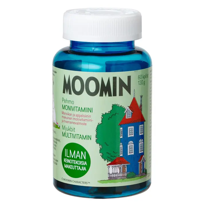 Moomin 60kpl Pehmo Monivitamiini