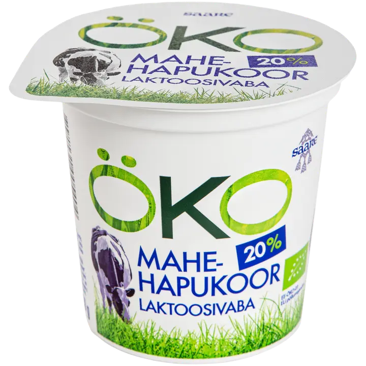 Saare Öko Mahe hapukoor 20% laktoosivaba 300g