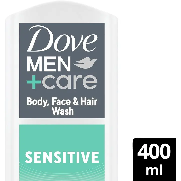 Dove Men+Care Sensitive Suihkusaippua kosteuttaa kuivan ja herkän ihon 400 ml