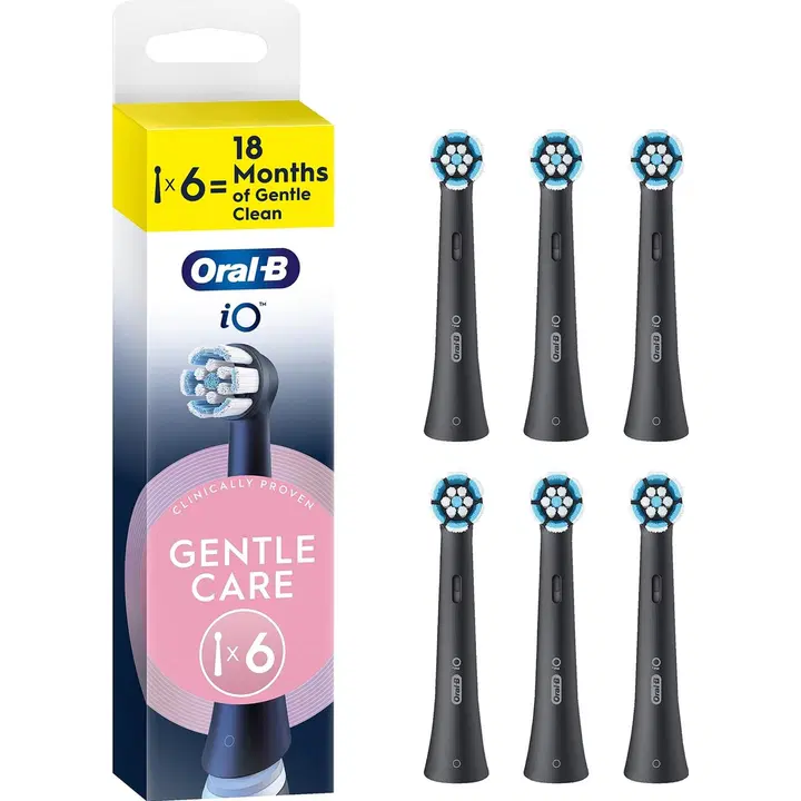 Varuhari iO Gentle Care Black 6 tk