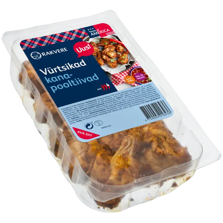 Vürtsikad kana-pooltiivad 400 g