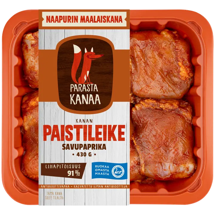 Naapurin Maalaiskanan paistileike savupaprika 430 g