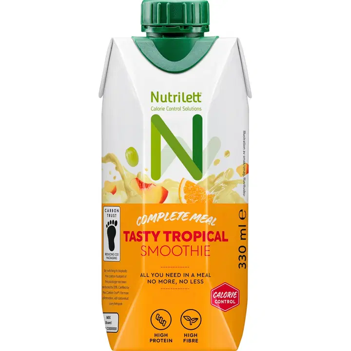 Nutrilett Tasty Tropical Smoothie Ateriankorvike Trooppinen 330 ml