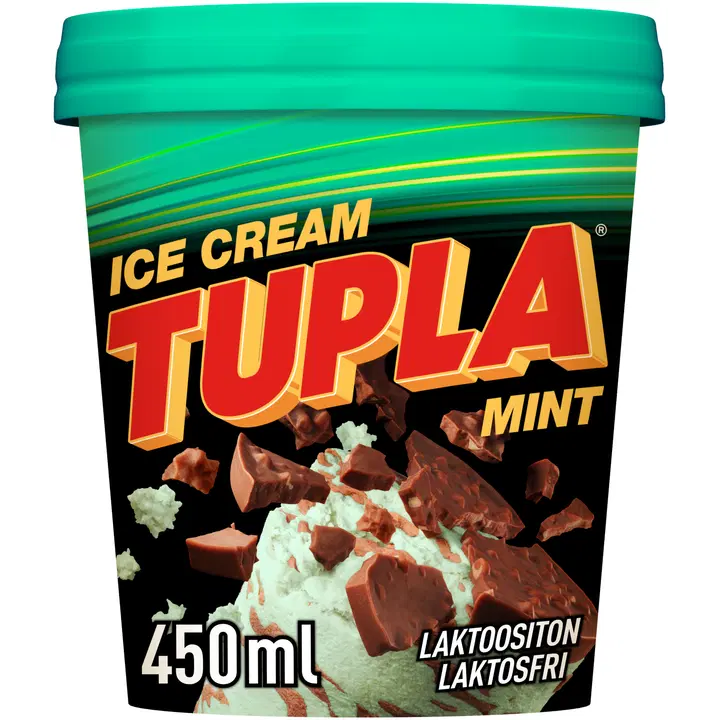 Tupla Laktoositon MINT jäätelö 450ml/305g