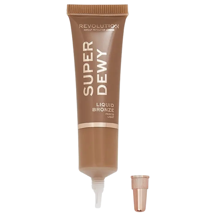 Makeup Revolution Superdewy Liquid Bronzer Fair to Light nestemäinen poskipuna 15ml
