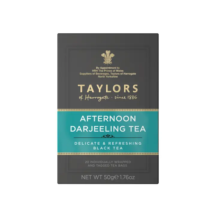 Taylors of Harrogate Afternoon Darjeeling musta pussitee 20ps